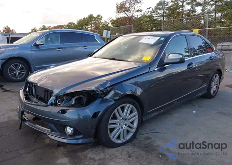 2008 Mercedes-Benz C 350 Sport из США, поврежденный, VIN WDDGF56X78R025327